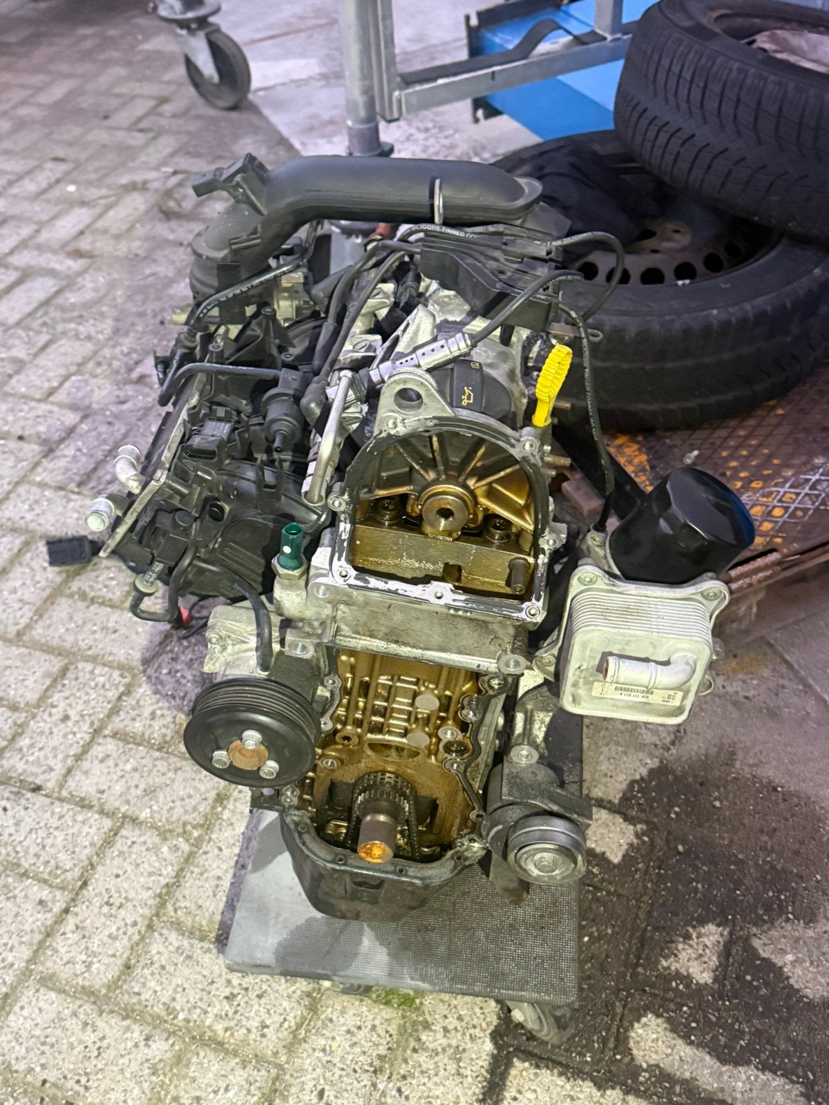 Volkswagen motor CBZB 1.2 tsi voor onderdelen, Ophalen, Volkswagen