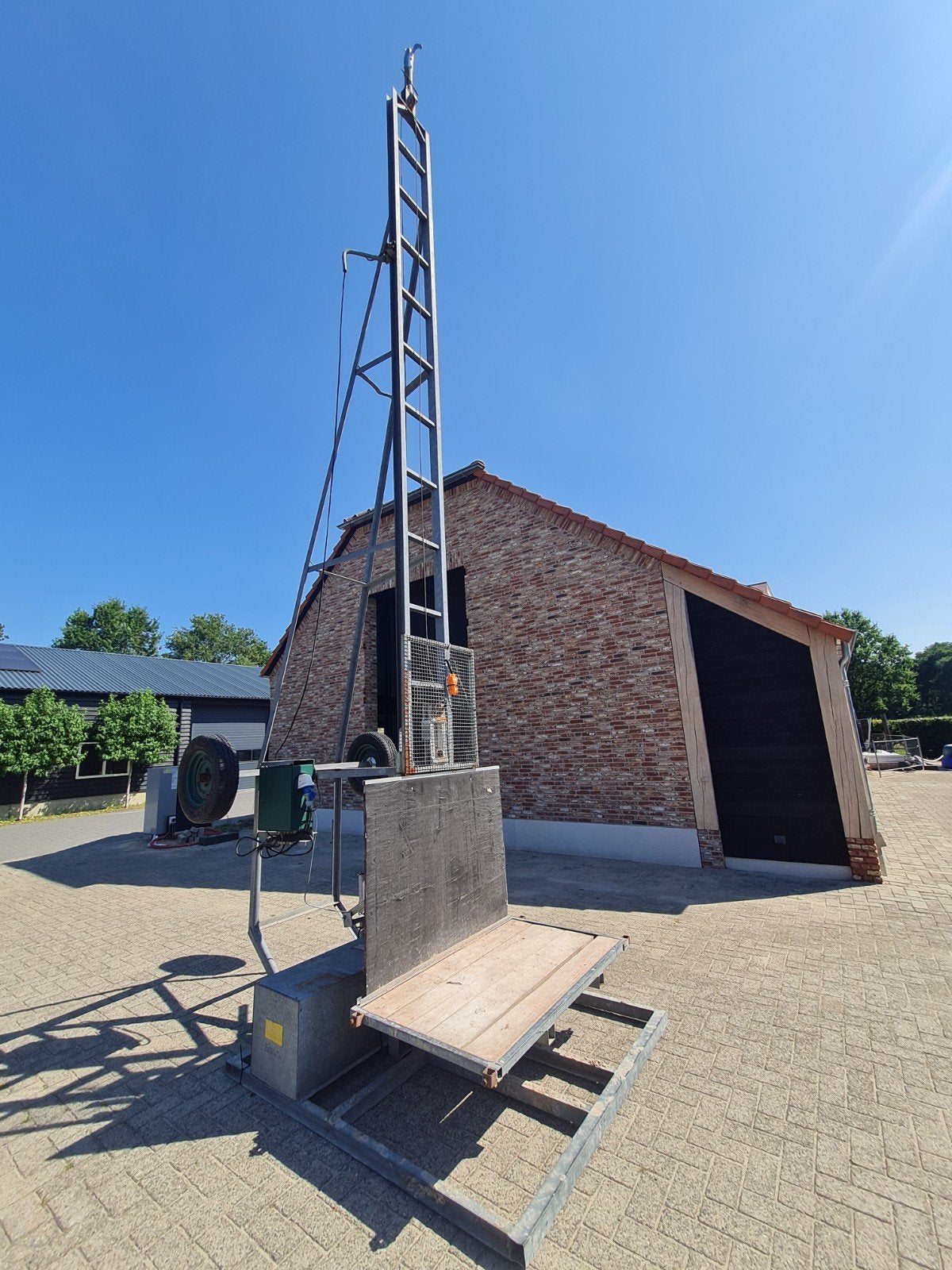 Bouwlift met afstandsbediening - Ideaal voor bouwprojecten, Ophalen