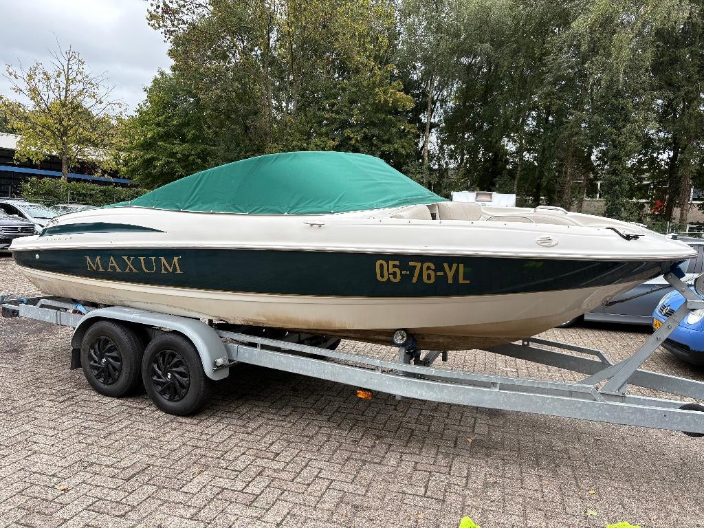 Maxum 1900SR 2000 4.3L V6 190Pk Inclusief trailer 2019, Watersport en Boten, Speedboten, Ophalen, Gebruikt, Binnenboordmotor, 120 tot 200 pk