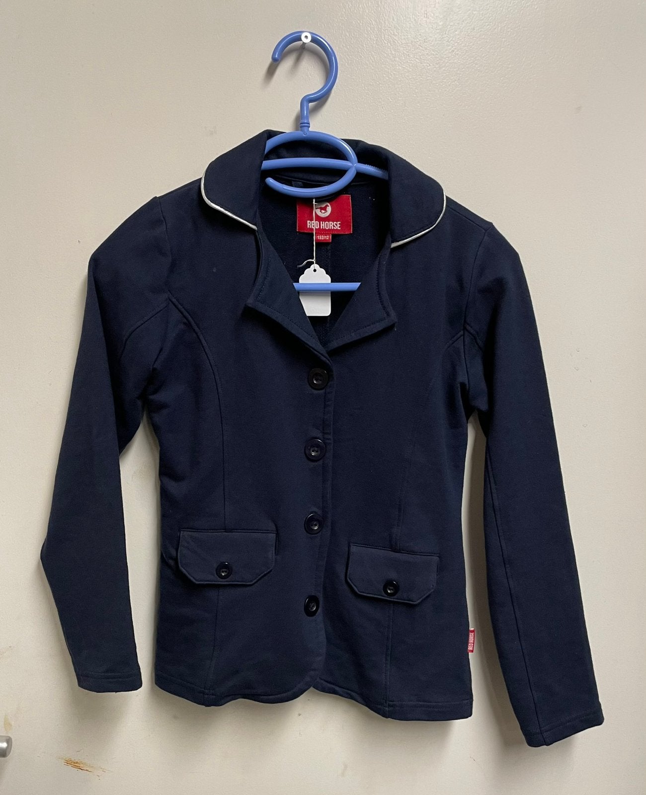 Redhorse wedstrijdjasje navy 152 nieuw valt klein, Ophalen of Verzenden, Nieuw, Dressuur, Bovenkleding