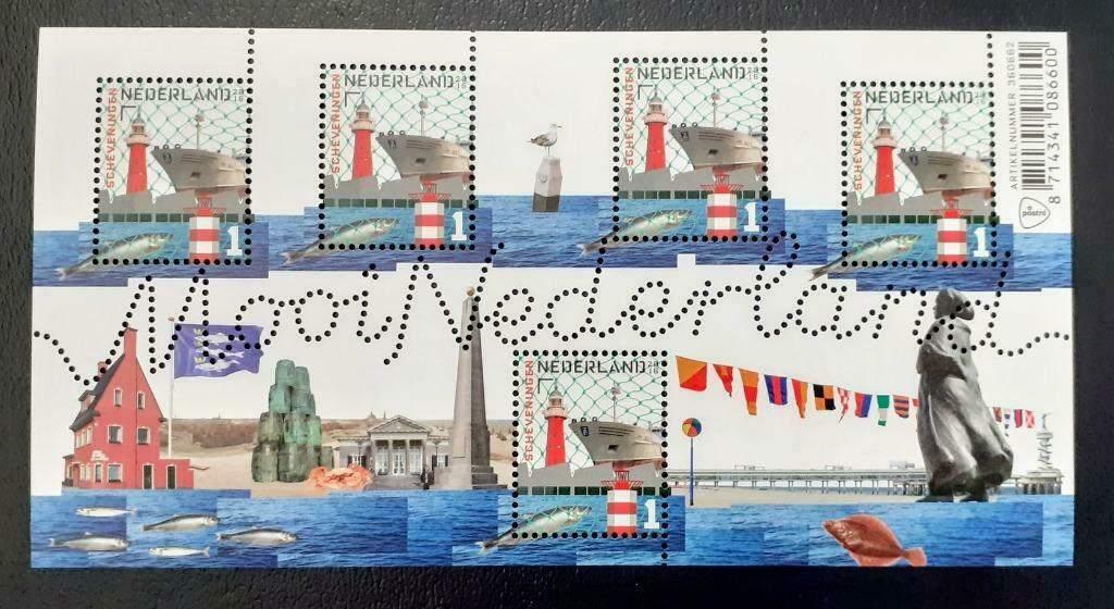 NVPH 3411 Mooi Nederland 2016 Vissersplaatsen - Scheveningen, Verzenden, Na 1940, Postfris