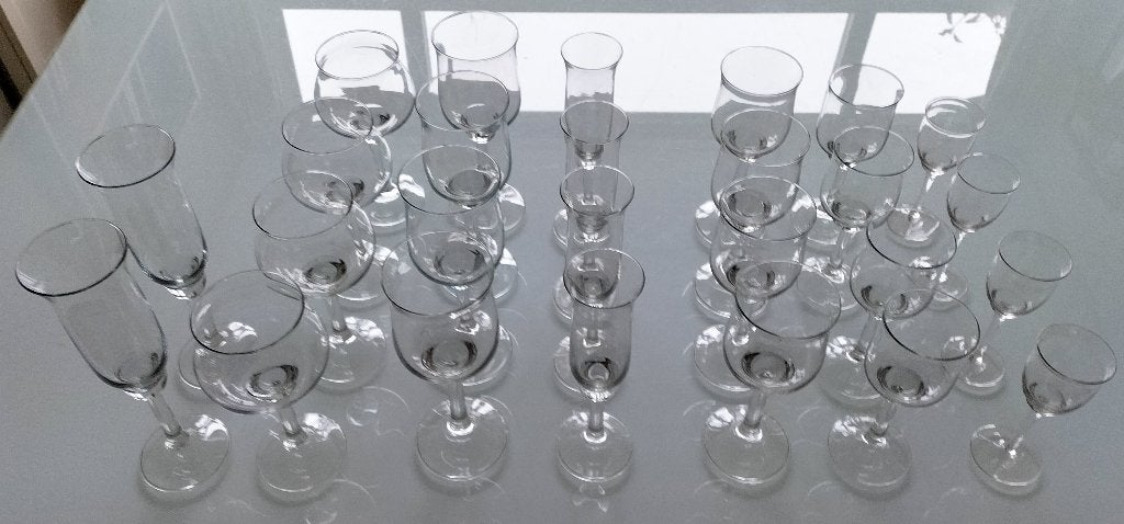 Willem Heesen Ambassador Leerdam Glazen Jaren 70, Antiek en Kunst, Antiek | Glas en Kristal, Ophalen