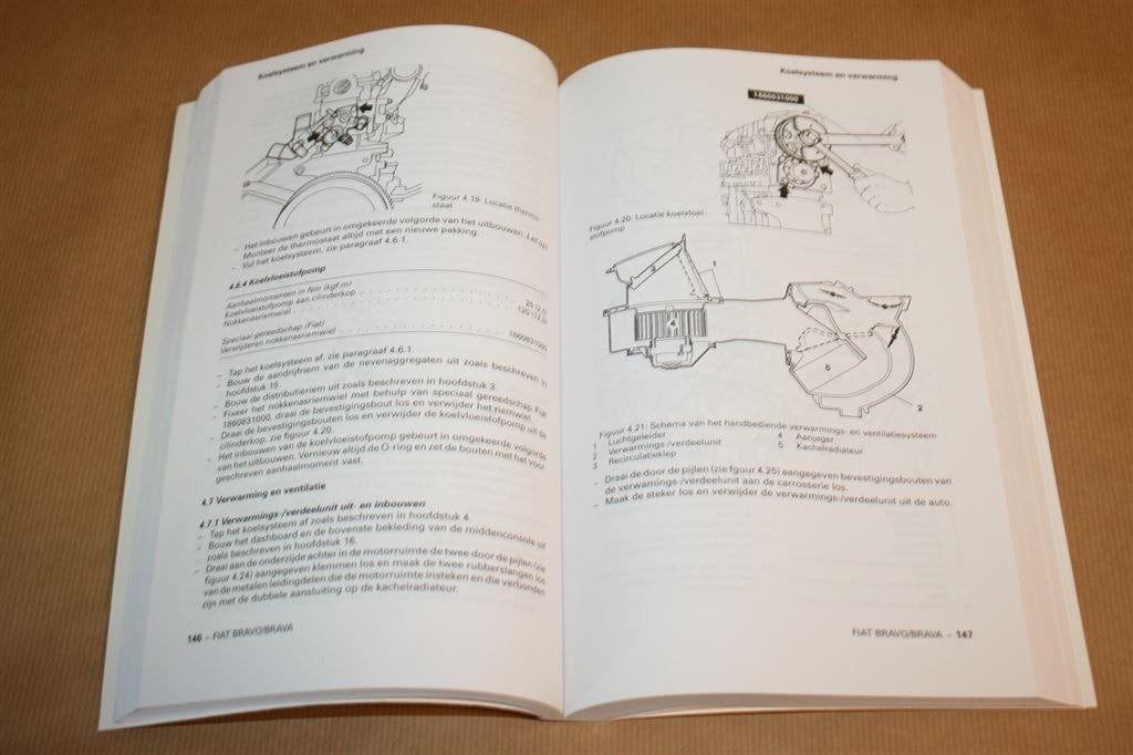 Vraagbaak Fiat Bravo / Brava, 1996-1999 - P.H. Olving, Ophalen of Verzenden