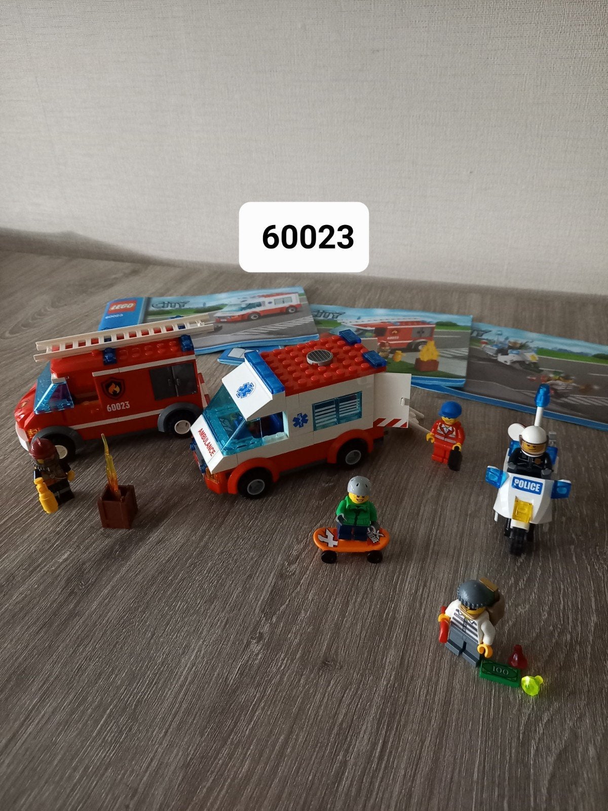 LEGO City 60023 Starter Set - Brandweer, Ambulance, Politie, Ophalen of Verzenden, Zo goed als nieuw