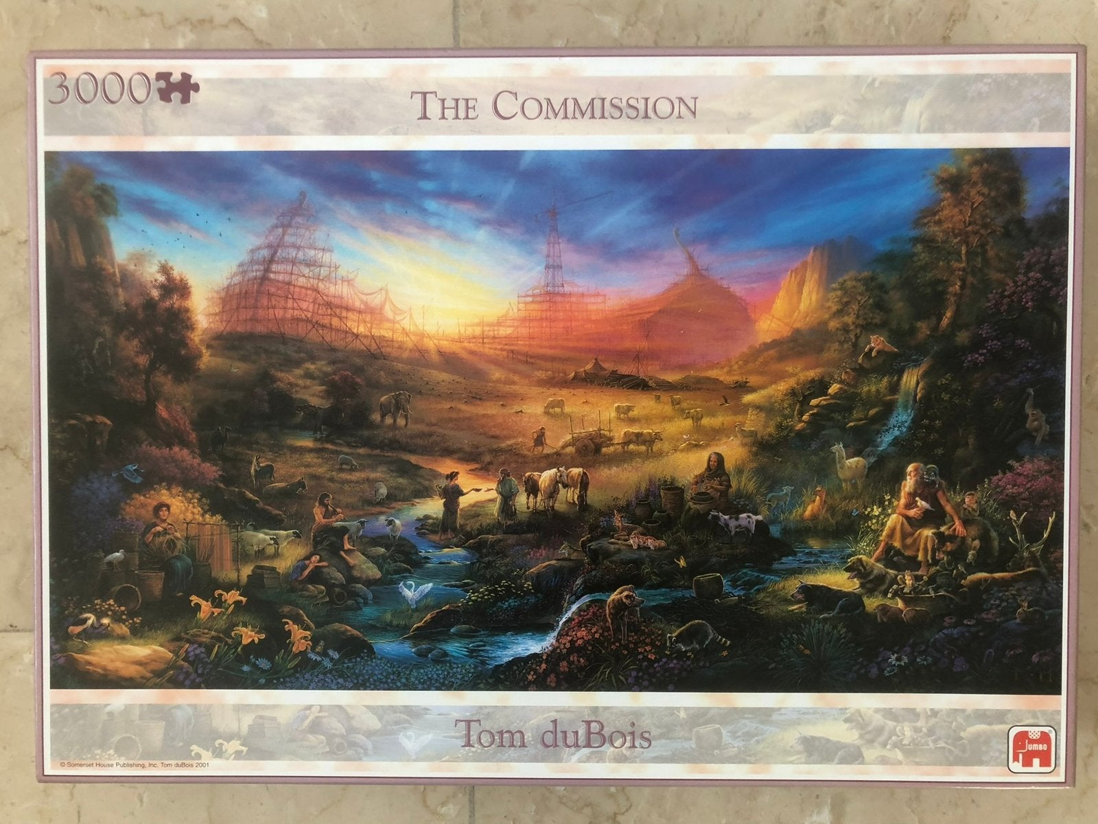 Legpuzzel Tom duBois The Commission 3000 stukjes compleet., Hobby en Vrije tijd, Ophalen, Meer dan 1500 stukjes, Zo goed als nieuw