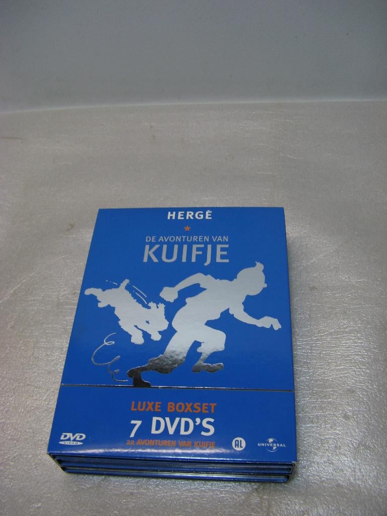 Luxe BOX-SET 7 DVD's – 22  Avonturen KUIFJE, Alle leeftijden, Ophalen of Verzenden, Nieuw in verpakking, Boxset