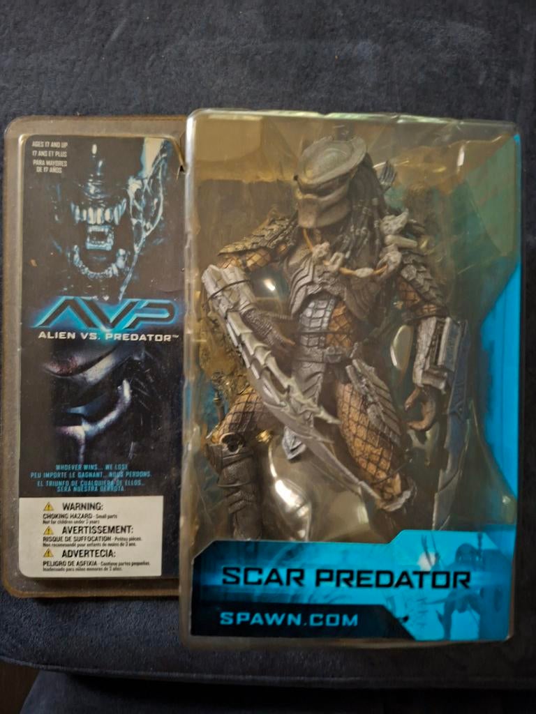 AVP Alien vs Predator Scar Predator actiefiguur, Kinderen en Baby's, Speelgoed | Actiefiguren, Ophalen of Verzenden, Zo goed als nieuw