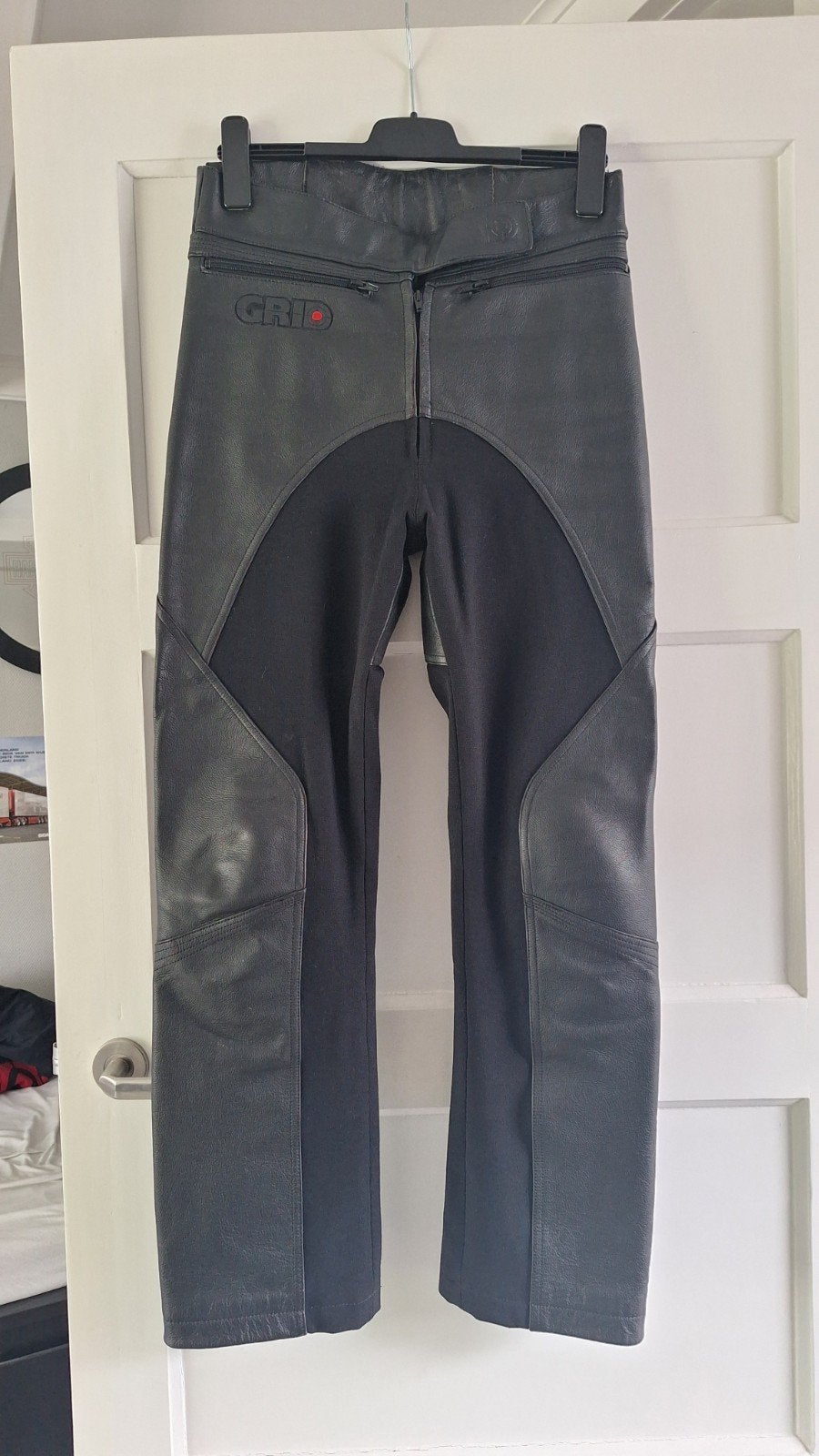 Stoere GRID Leren/Textiel Motorbroek, Maat 40, Motoren, Kleding | Motorkleding, Ophalen of Verzenden, Tweedehands, Broek | leer