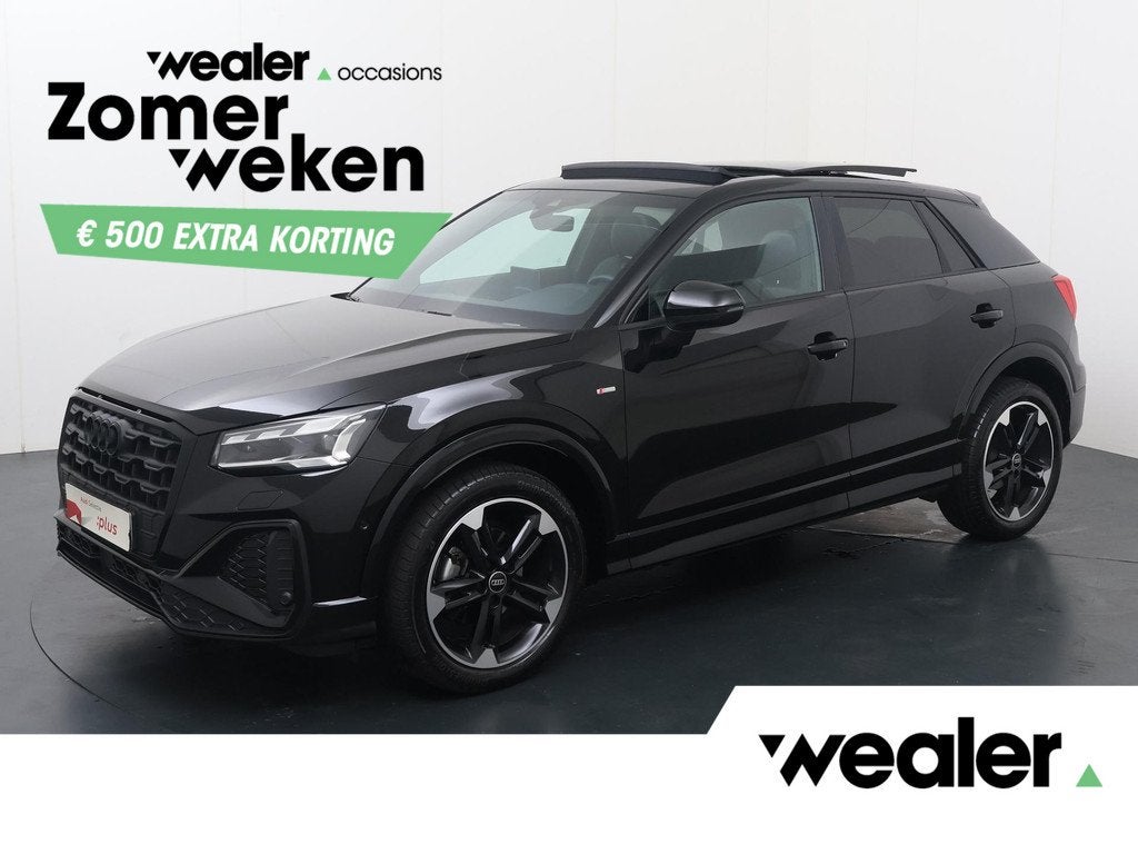 Audi Q2 35 TFSI S Edition | 150 PK | Automaat | Trekhaak | P, Auto's, Audi, 4 cilinders, Leder en Stof, Zwart, Origineel Nederlands