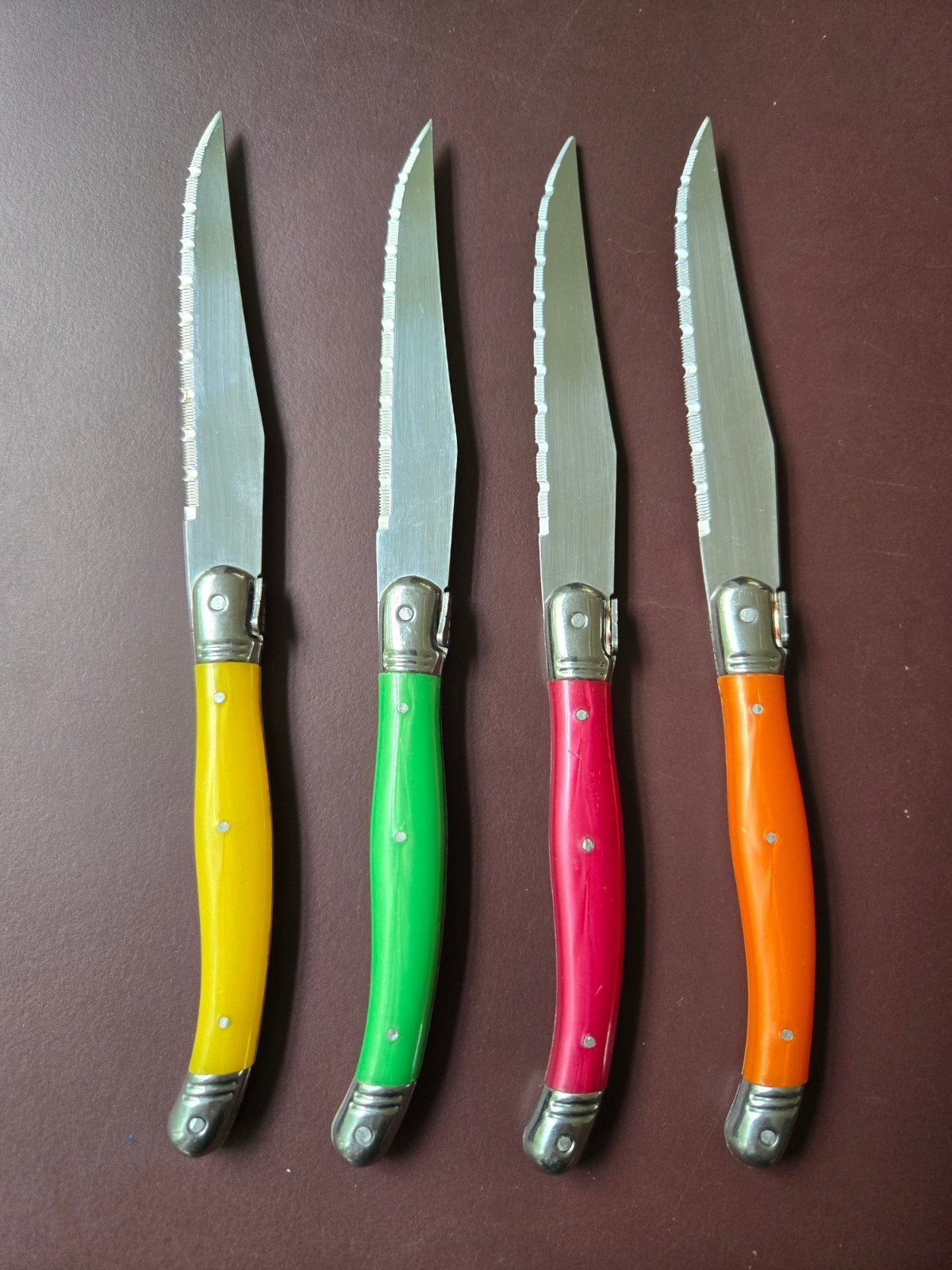 4 Laguiole steakmessen, Ophalen of Verzenden, Nieuw, Rvs of Chroom