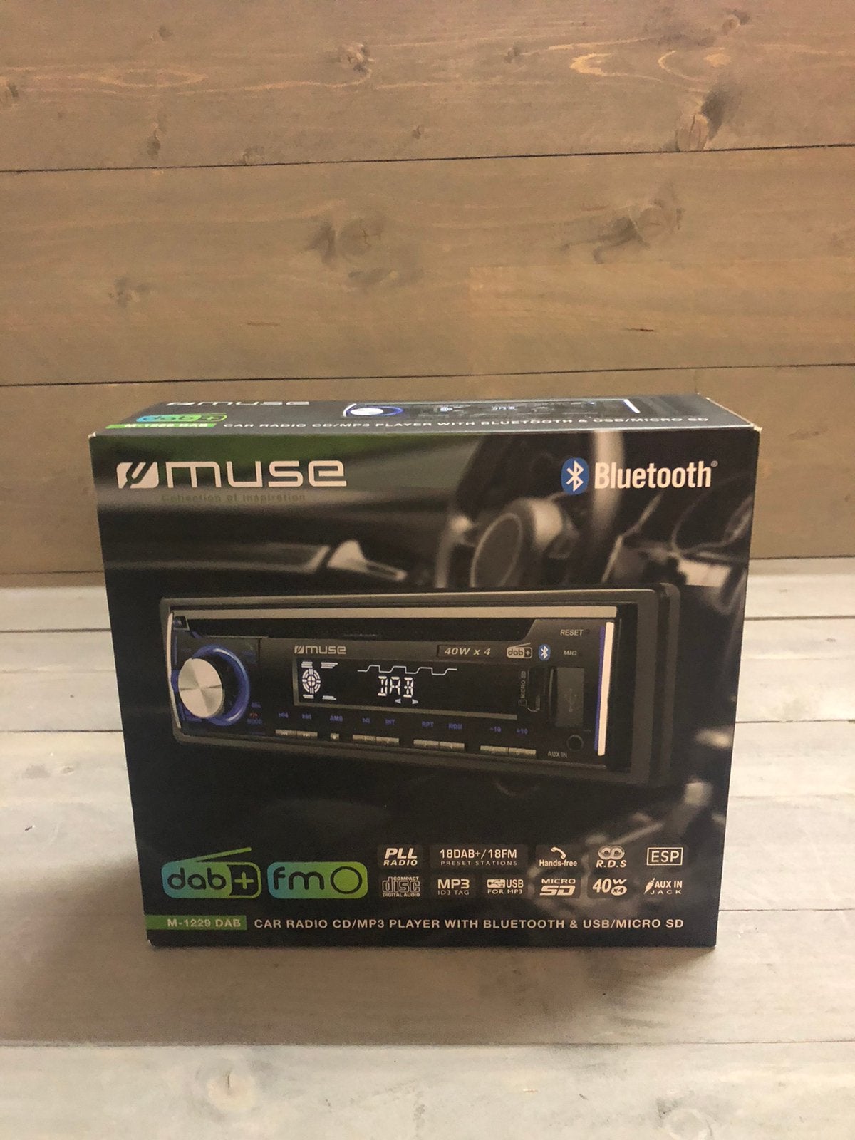 MUSE M-1229 DAB - AUTORADIO, Nieuw, Ophalen of Verzenden, Nvt, Nvt