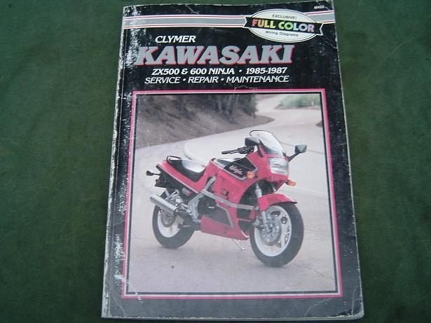 Kawasaki ZX500 ZX600 Ninja 1985 - 1987 werkplaatsboek ZX 600, Ophalen of Verzenden, Kawasaki