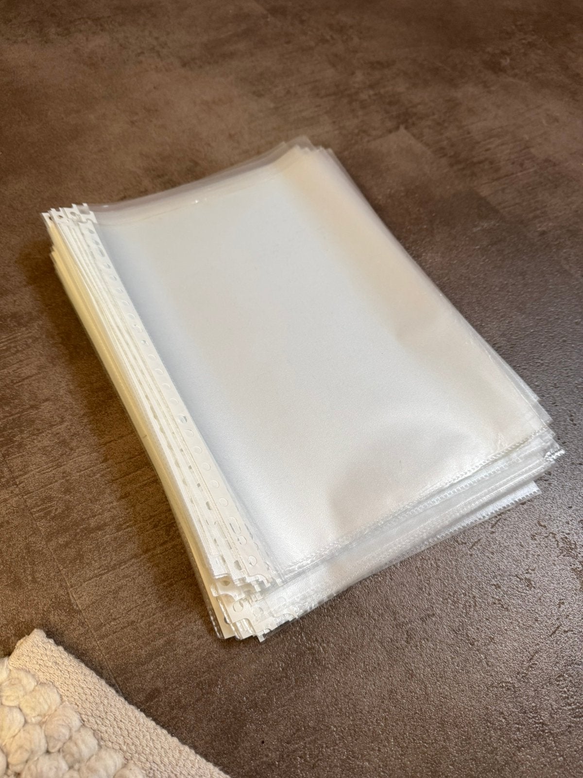 Insteekhoesjes A4 blaadjes, Ophalen, Gebruikt