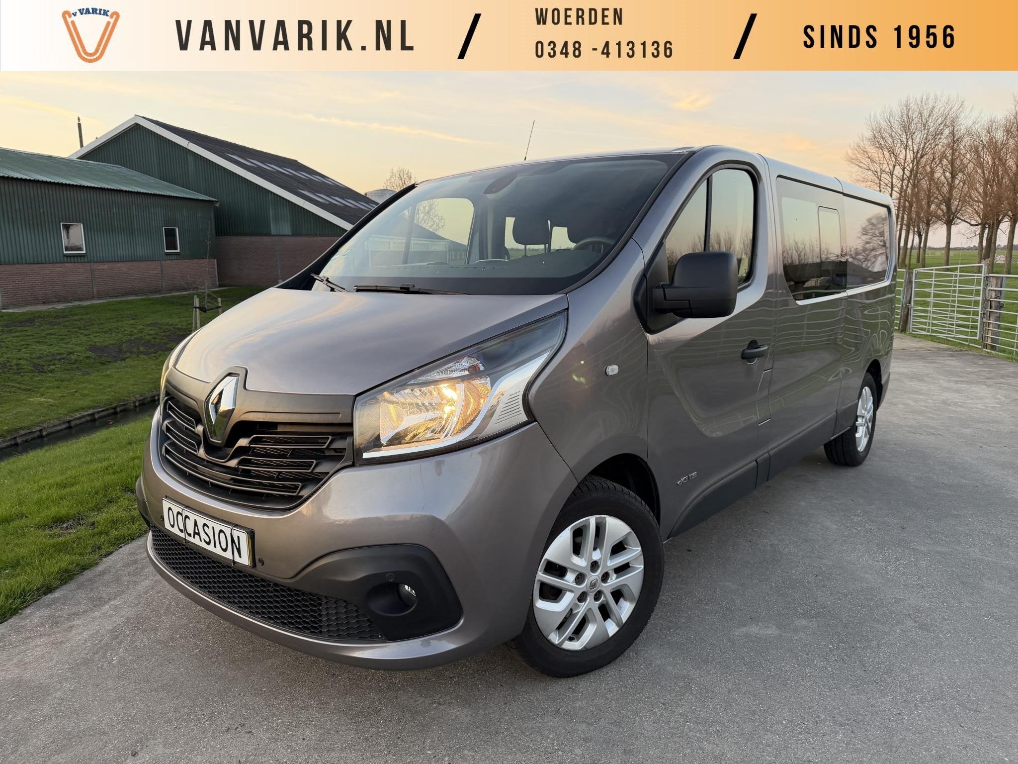 Renault Trafic 1.6 dCi T29 L2H1 DC Comfort 6-ZITS | MARGE |, Auto's, Voorwielaandrijving, Euro 5, Gebruikt, 2000 kg