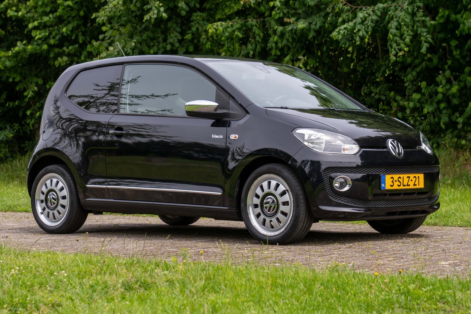 Volkswagen Up! 1.0 high up! BlueMotion 1e Eig. 47.230 km +NA, Auto's, Euro 5, Stof, Gebruikt, Up!