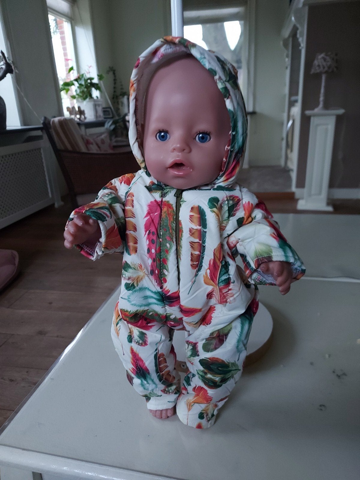 warme gewatteerde pak baby born pop 43cm, Ophalen of Verzenden, Nieuw, Babypop