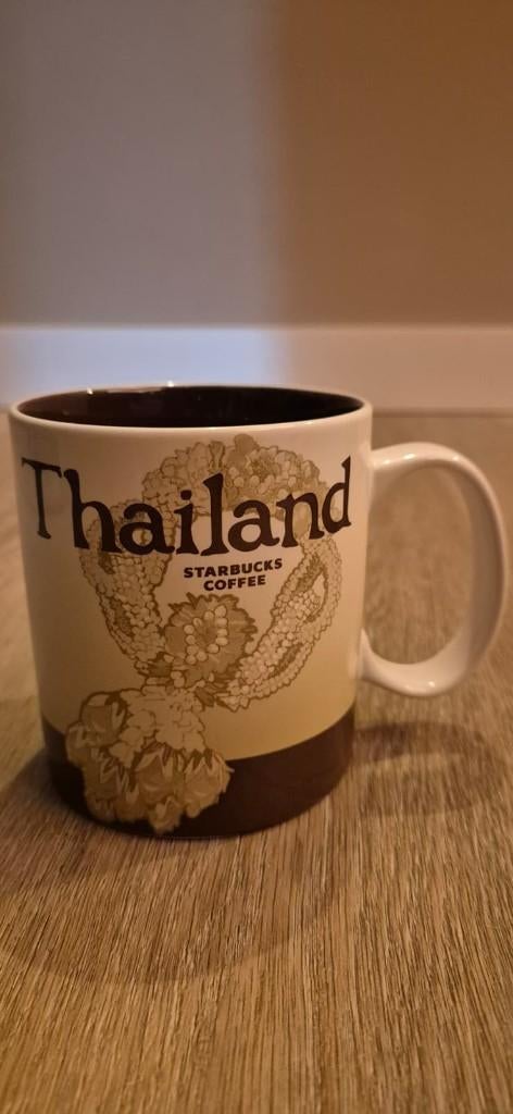 Starbucks mok | 2016 Thailand You Are Here/City‑style, Ophalen of Verzenden, Zo goed als nieuw, Porselein, Kop en/of schotel