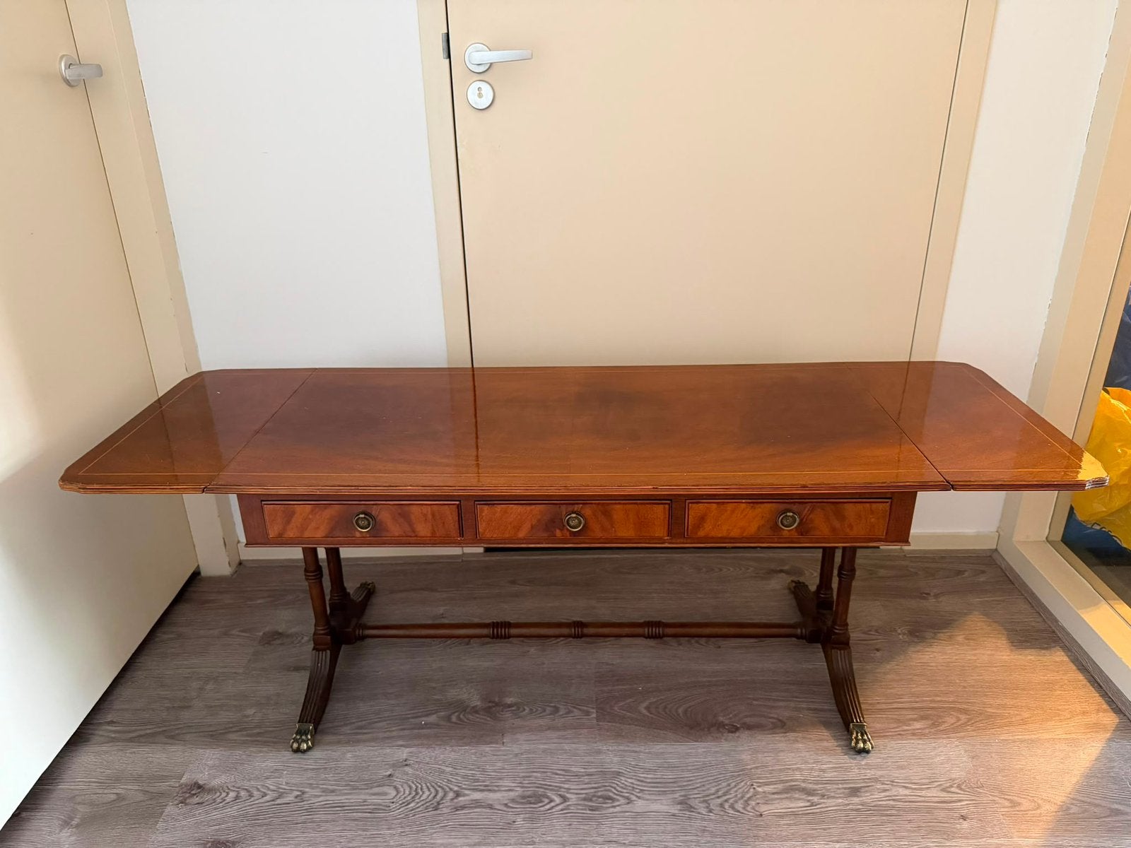 Salontafel uitklapbaar antiek/vintage, Ophalen