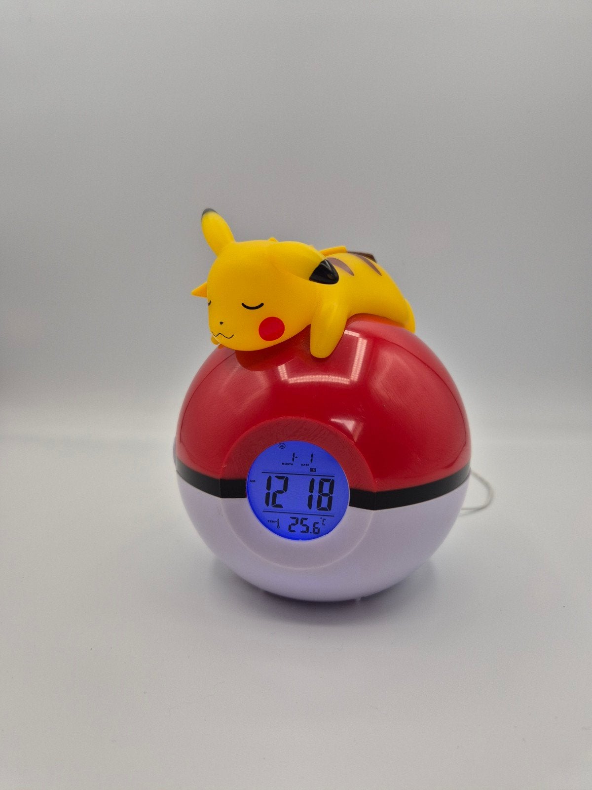 Pokemon Pikachu Pokeball Wekker - Zo goed als nieuw, Ophalen of Verzenden, Zo goed als nieuw