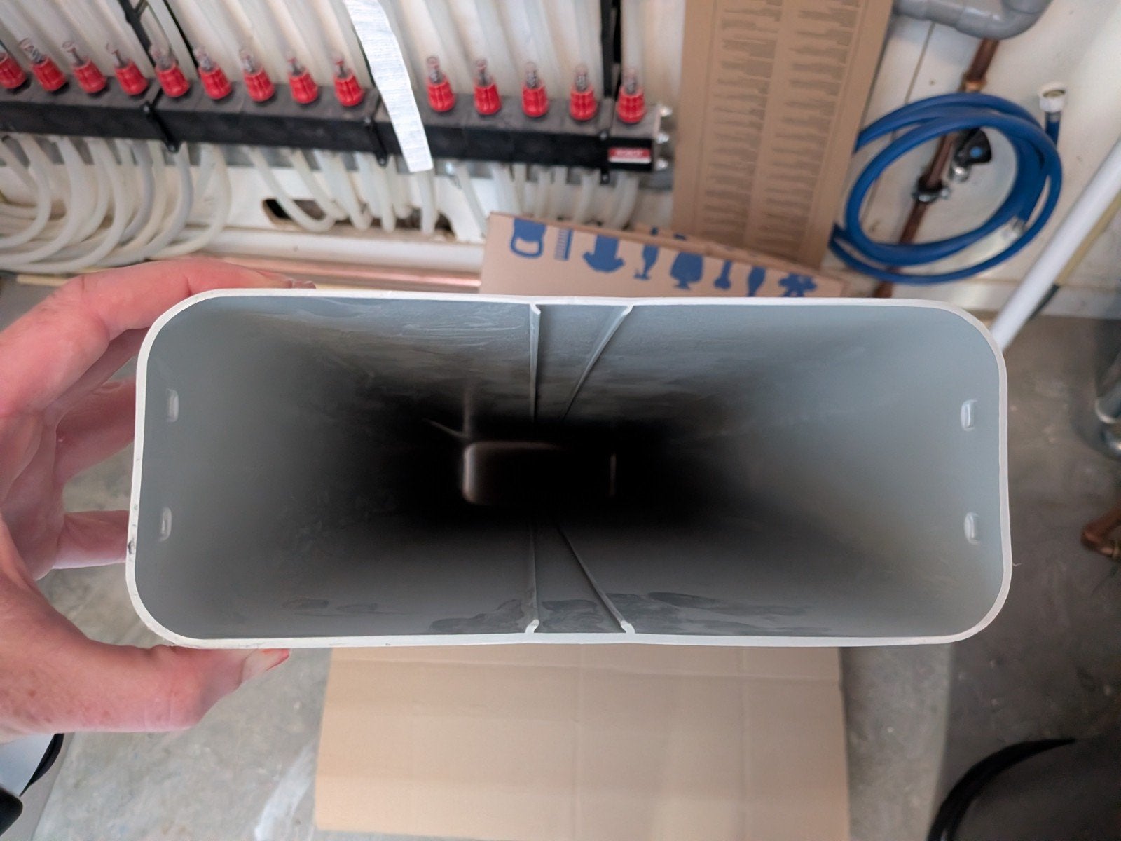 Naber buis 1 meter lang, 9x22 cm, Ophalen