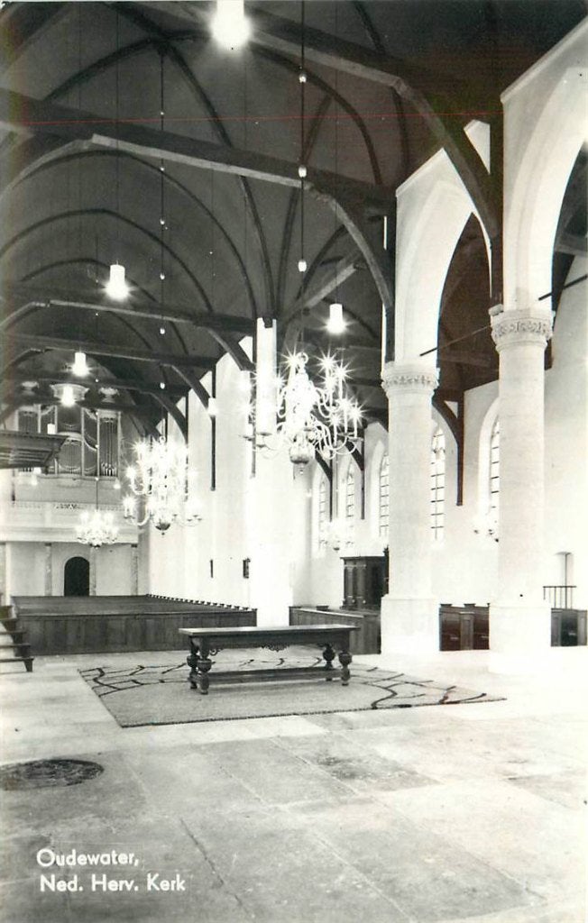 388-406-015 Oudewater Kerk, Verzenden, Voor 1920, Utrecht