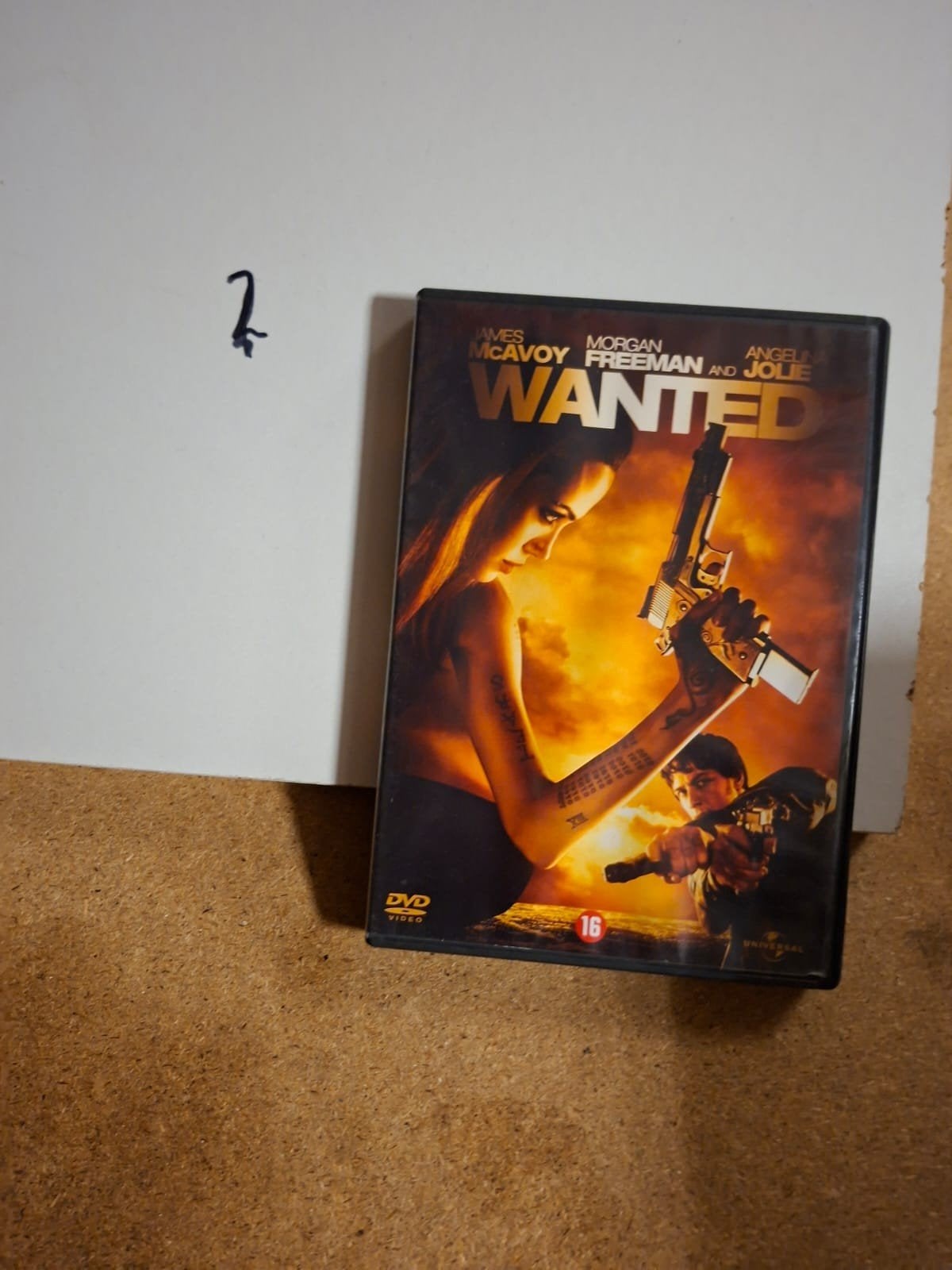 Wanted DVD - Actiethriller met Angelina Jolie, Vanaf 16 jaar, Ophalen of Verzenden, Gebruikt, Actiethriller