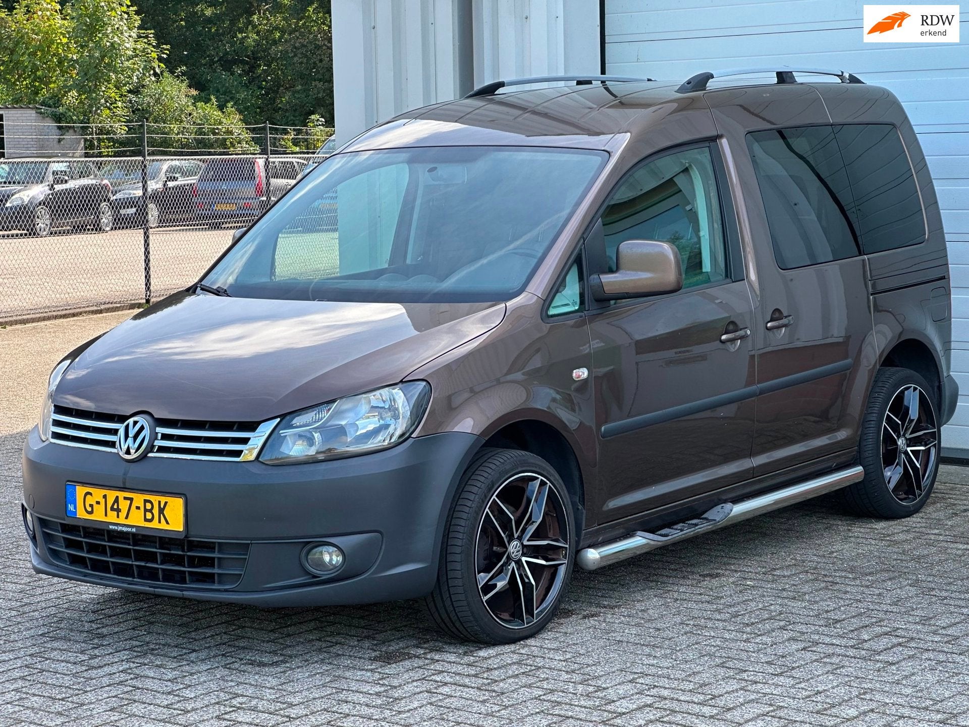 Volkswagen Caddy 1.2 TSI Comfortline Clima, Cruis, Navi, Sto, Auto's, Voorwielaandrijving, Gebruikt, Bruin, Handgeschakeld