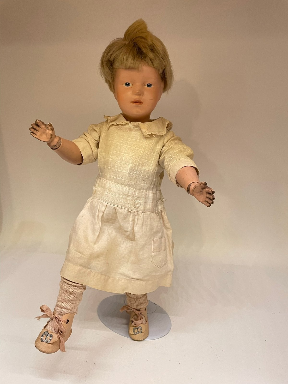 Schoenhut 312, Verzamelen, Poppen, Gebruikt, Pop, Ophalen of Verzenden