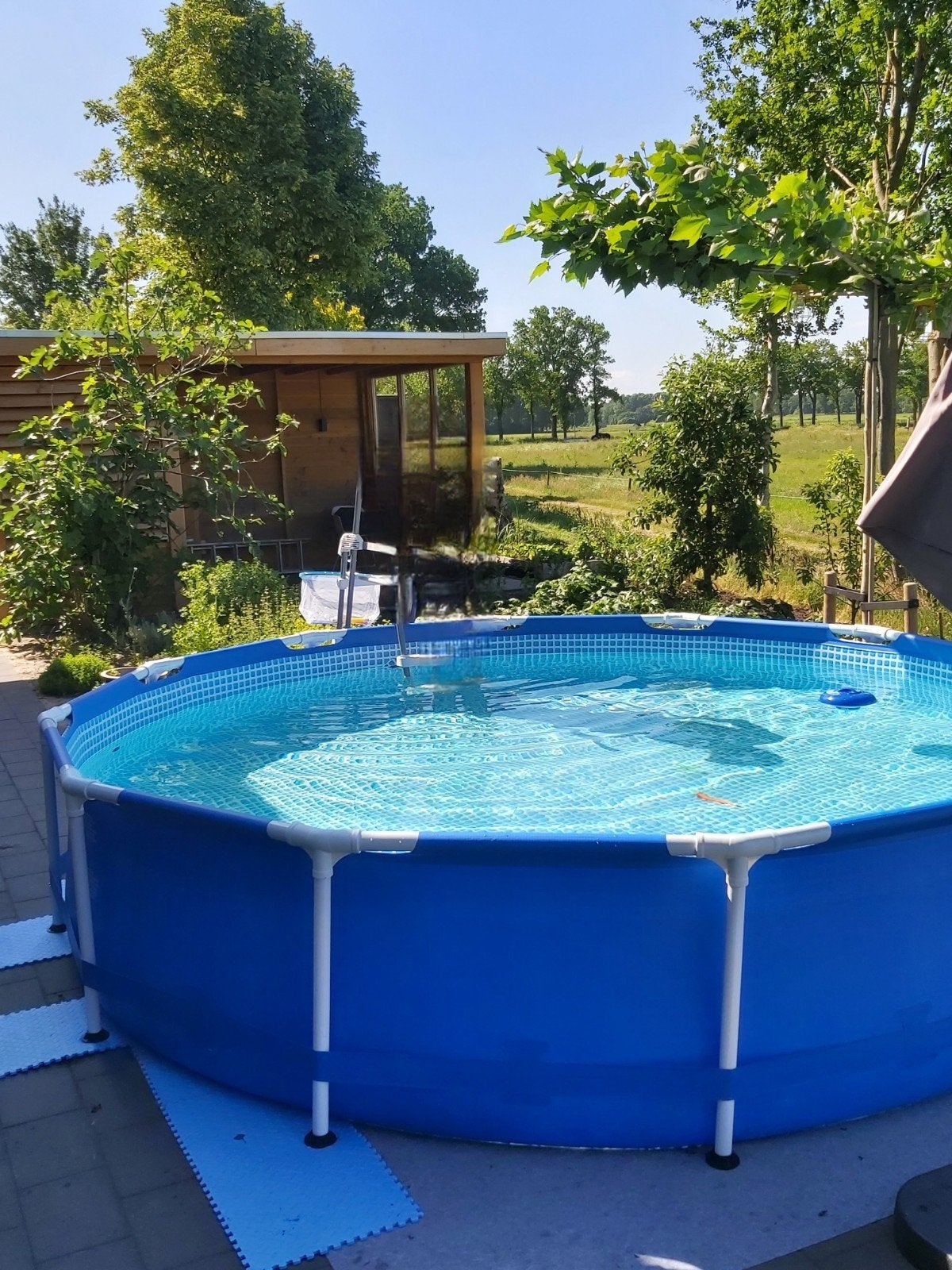 Intex Zwembad 3.7 meter - Perfect voor de zomer!, Ophalen, Minder dan 80 cm, Rond, 300 cm of meer