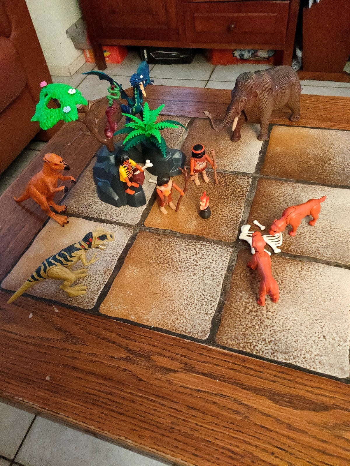 Playmobil holbewoners met mammoet, Kinderen en Baby's, Speelgoed | Playmobil, Ophalen of Verzenden