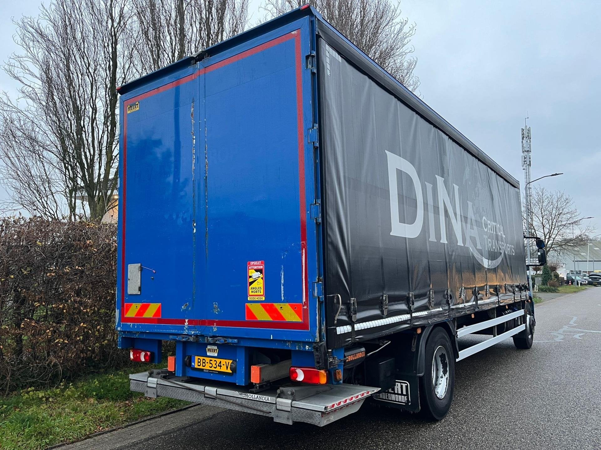 Iveco Eurocargo 190 EL 28 Euro 6| Schuifzeil | Laadklep, Automaat, Iveco, Blauw, Bedrijf