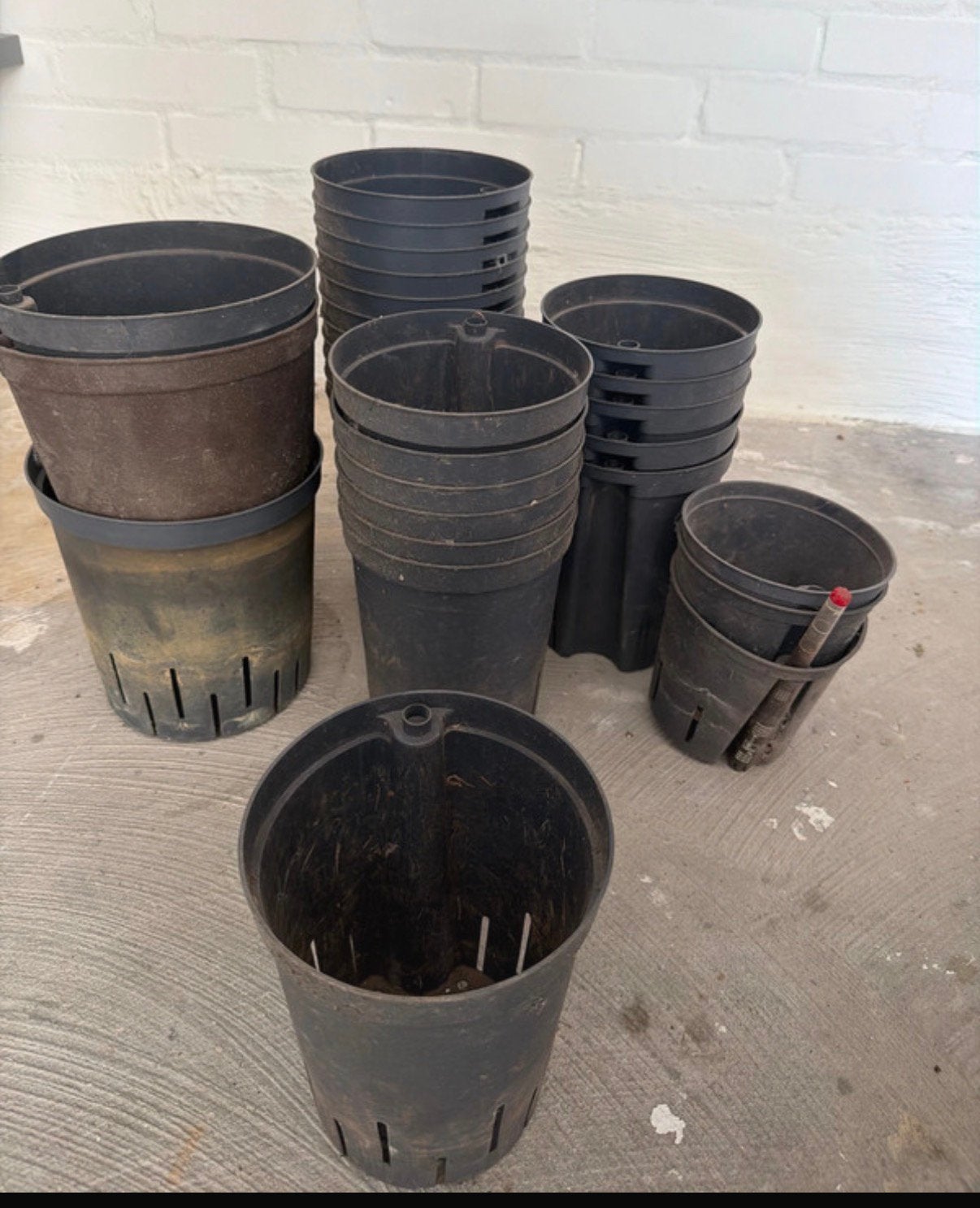 Hydrocultuur binnenpot, Tuin en Terras, Ophalen, Kunststof, Rond, Binnen