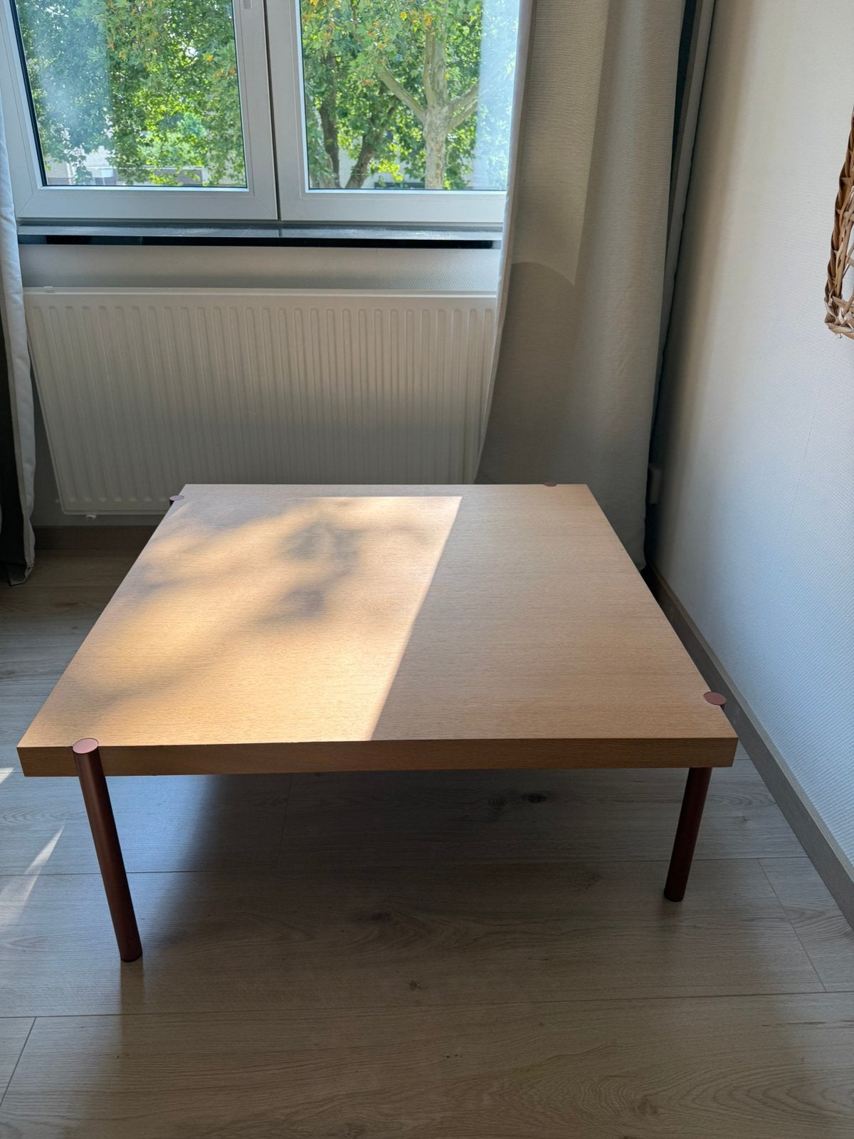 Artifort Palladio salontafel, Ophalen, 50 tot 100 cm, Vierkant, 50 tot 100 cm