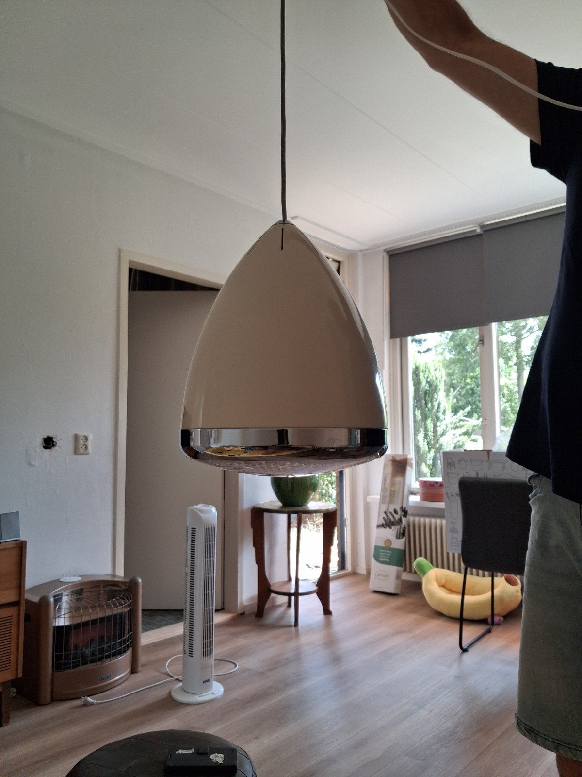 Originele Herstal Lampetta Pendant Lamp (Large), Gebruikt, Metaal, Vintage, Retro, Modern, E27 (groot)