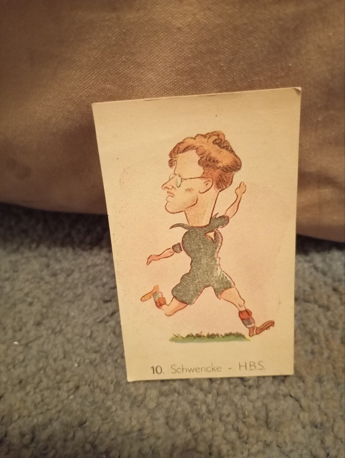Vintage Schwencke HBS voetbal  Speler kaart, Ophalen of Verzenden, Overige typen