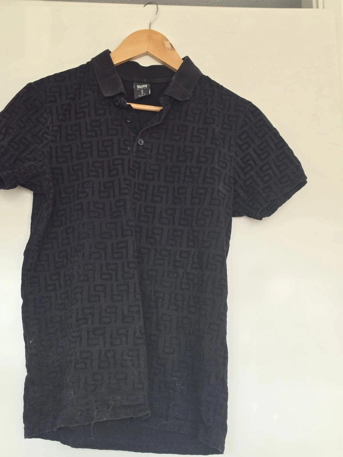 Zwart Black Squad Slim Fit poloshirt maat S, Black Squad, Zwart, Ophalen of Verzenden, Gedragen