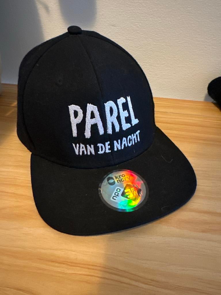 Parel van de Nacht pet 3FM DJ Kevin van Arnhem, Ophalen of Verzenden, Zo goed als nieuw, One size fits all, Pet