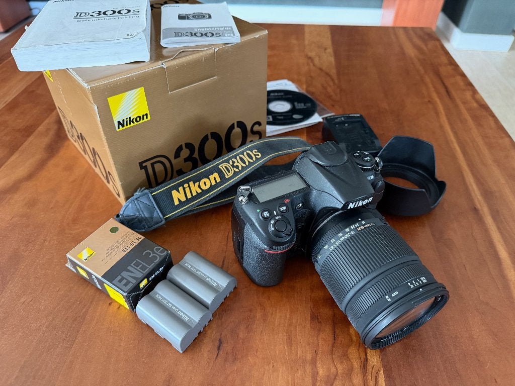 Professionele Nikon D300s camera incl. lens e.d., Spiegelreflex, Oplader, Ophalen of Verzenden, Zo goed als nieuw