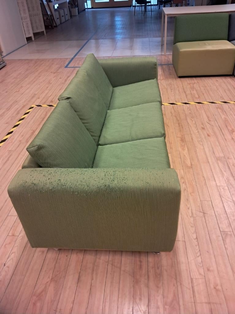 Bank gratis, Huis en Inrichting, Ophalen, Gebruikt, Driepersoons, 75 tot 100 cm