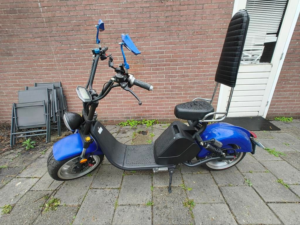 Elektrische Scooter - Blauw, Zo goed als nieuw, Ophalen, Zo goed als nieuw, Elektrisch, Overige merken