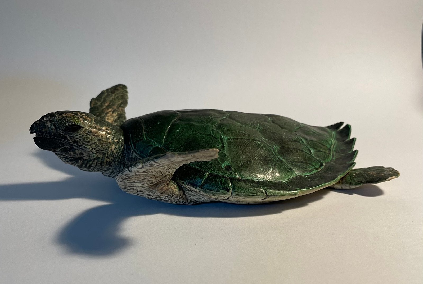 Hele mooie levensechte zee schildpad, 22 cm lang, Ophalen of Verzenden