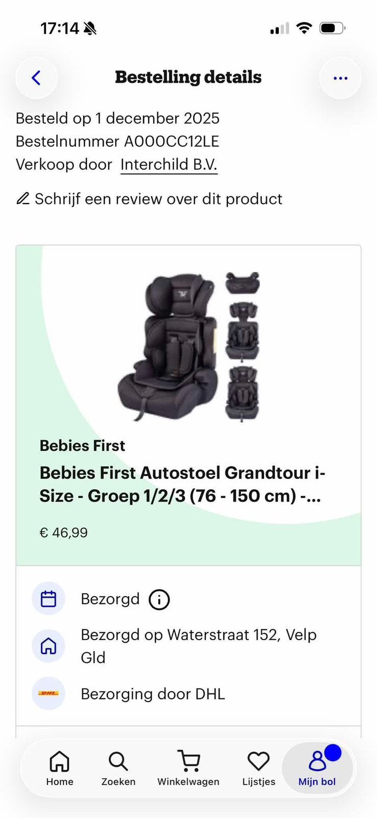 Auto stoel, Kinderen en Baby's, Autostoeltjes, Ophalen, Zo goed als nieuw, Overige merken, Autogordel