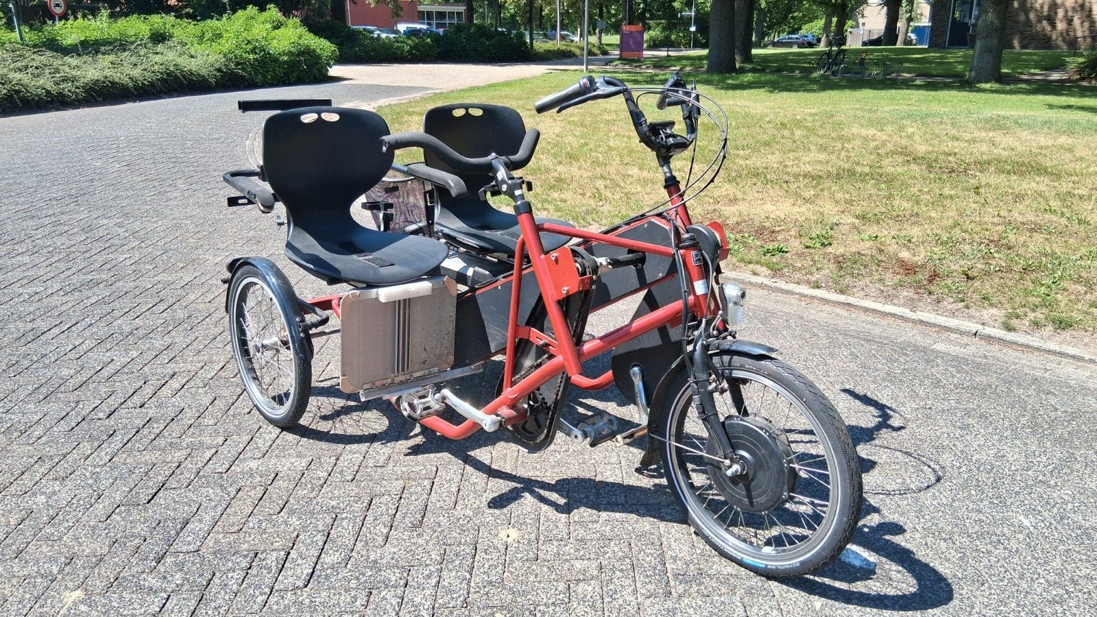Duo fiets elektrisch, Ophalen, Gebruikt