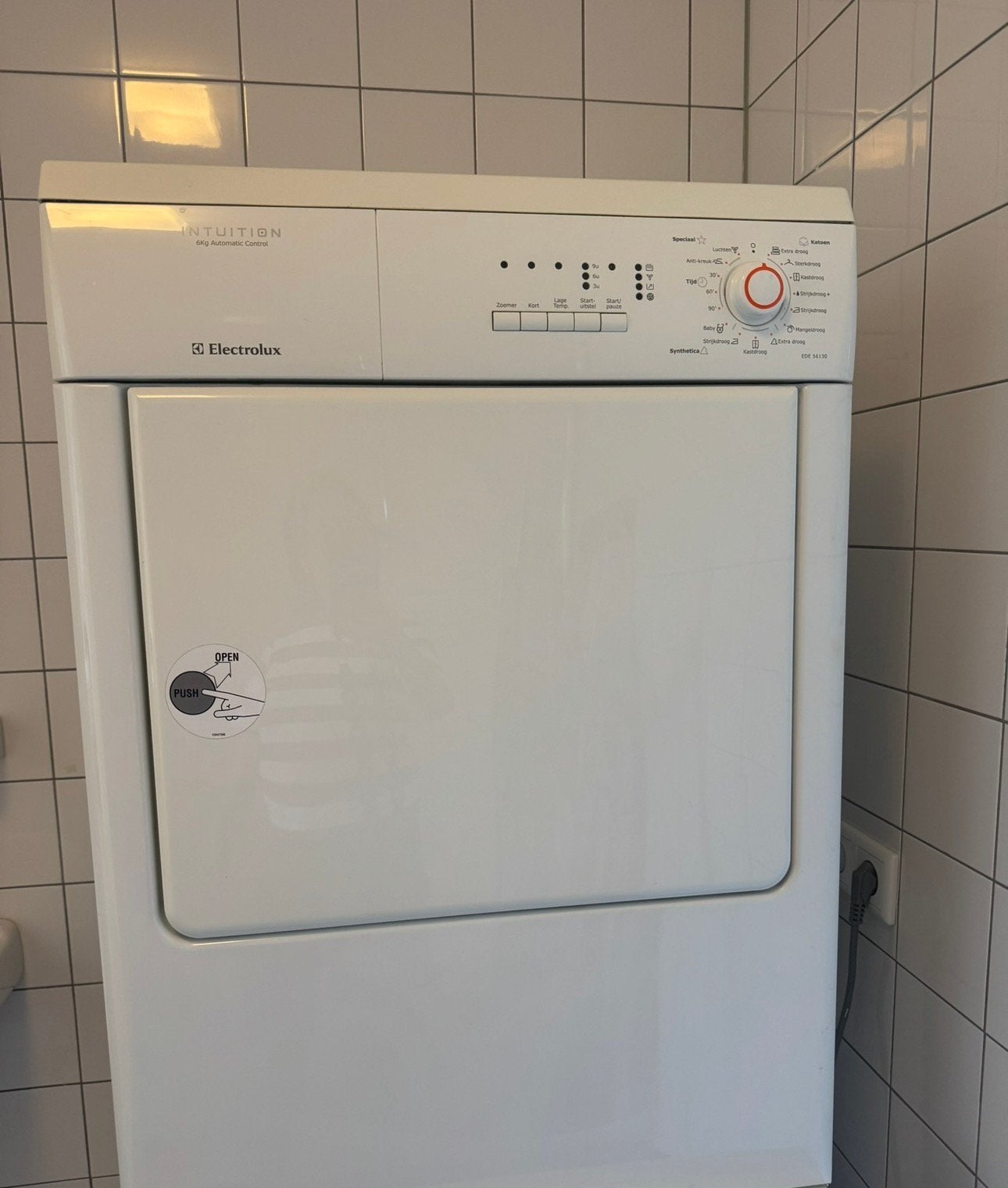 Electrolux Intuition Wasdroger met afvoerbuis - Gebruikt, Witgoed en Apparatuur, Wasdrogers, 6 tot 8 kg, Gebruikt, Luchtafvoer