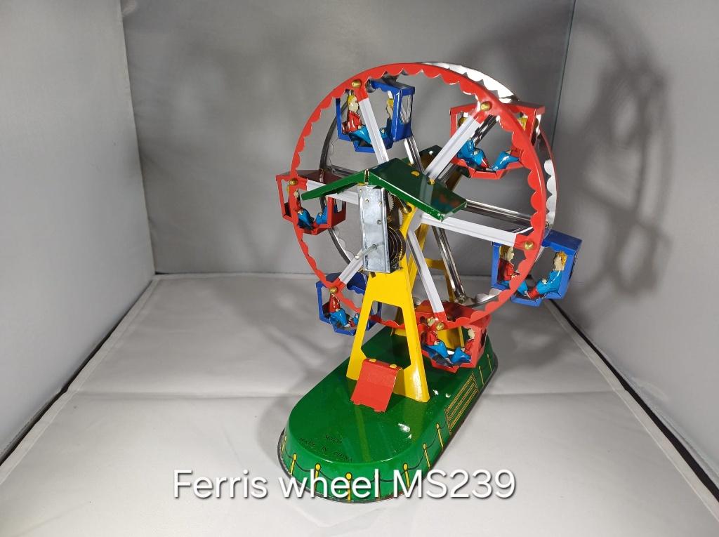 Blikken speelgoed Ferris Wheel/reuzenrad MS239, Antiek en Kunst, Ophalen of Verzenden