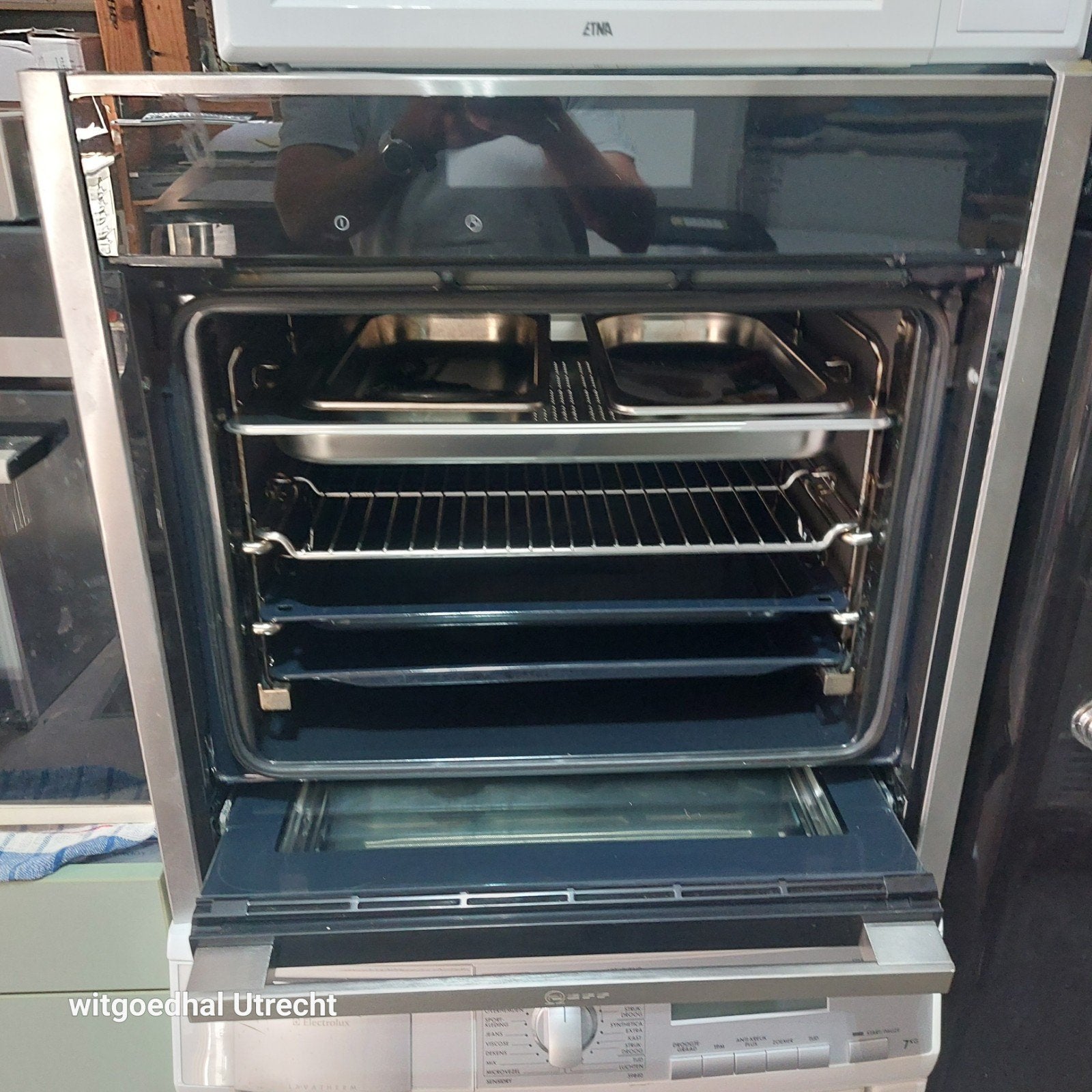 Stoomoven  Inbouw  60 cm bij 60 cm, Ophalen of Verzenden, Zo goed als nieuw