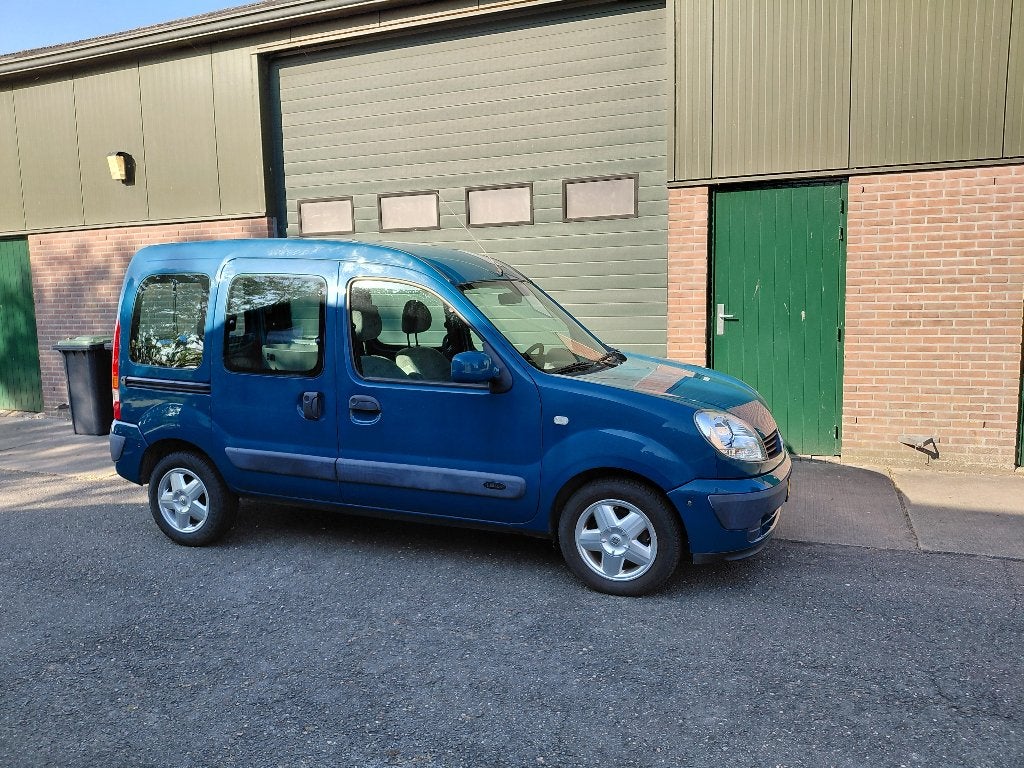 Renault Kangoo 1.6 16V AUT 2005 Groen, Auto's, 1160 kg, Stof, 49 €/maand, Particulier