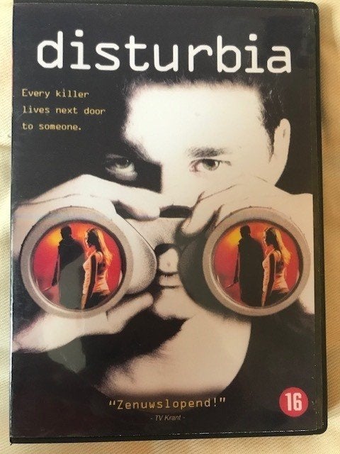 DVD 'Disturbia' met Shia LaBeouf, Vanaf 16 jaar, Nederlands, Actiethriller, Ophalen of Verzenden