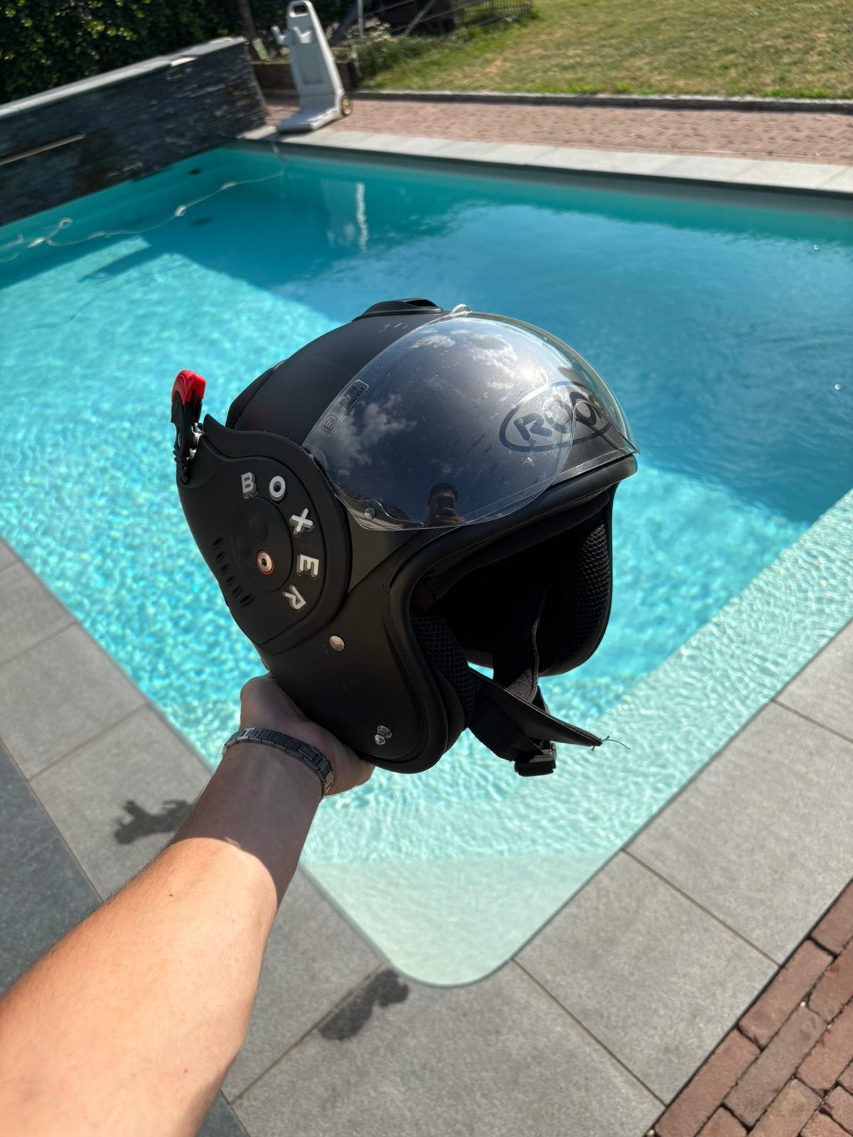 Roof boxer V8 Alpha maat M, M, Systeemhelm, Kinderen, Tweedehands
