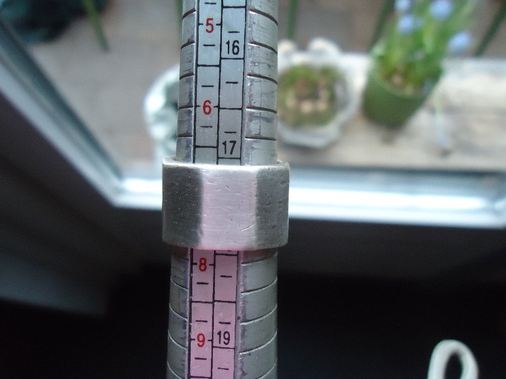 mooie oude massieve echt zilveren ring met steen mt 17, Gebruikt, Ophalen of Verzenden, 17 tot 18, Dame